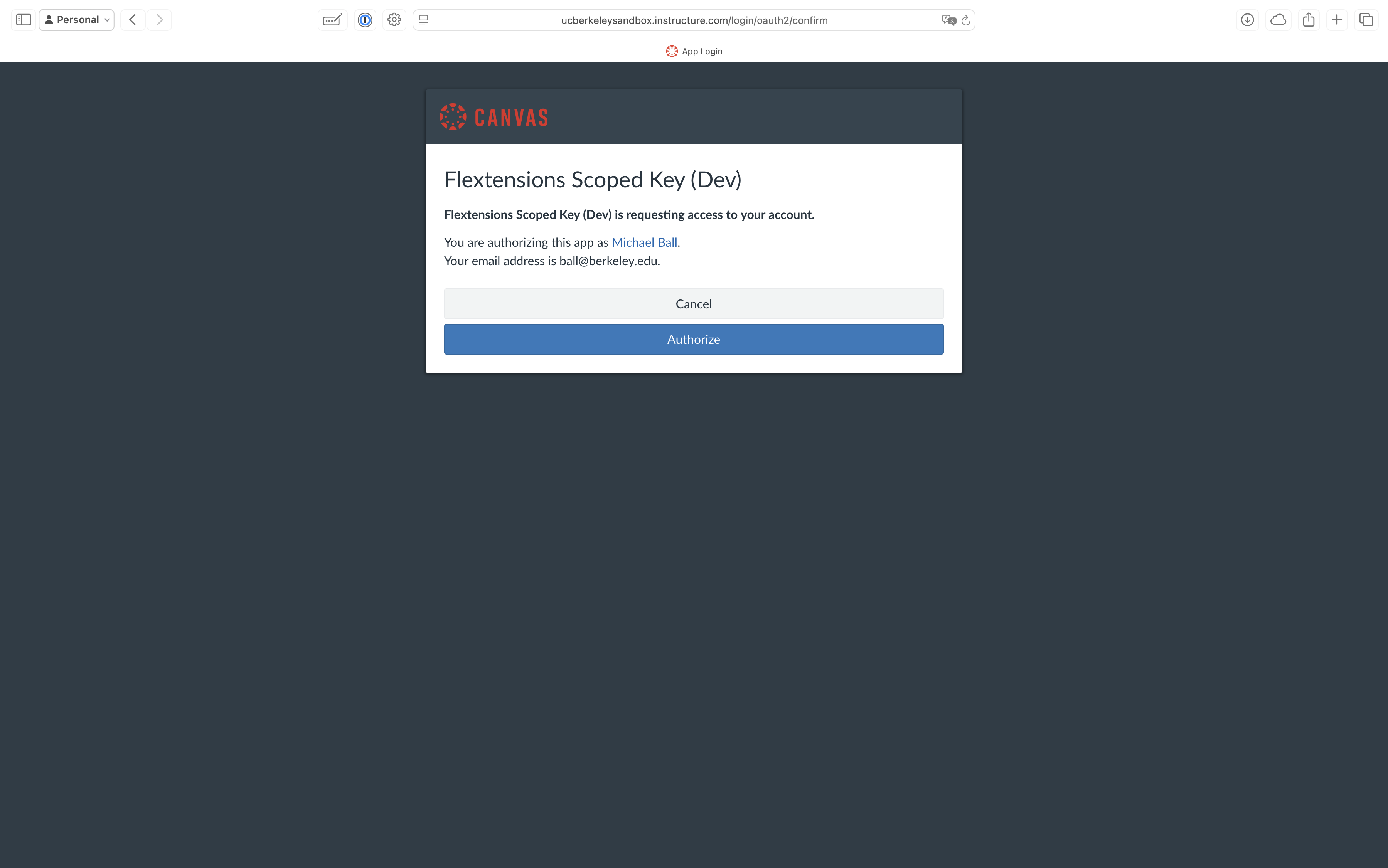 Canvas OAuth